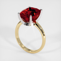 8.03 Ct. Gemstone Ring, 14K White & Yellow 2