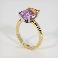 3.41 Ct. Gemstone Ring, 14K White & Yellow 2