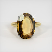 8.55 Ct. Gemstone Ring, 14K White & Yellow 1