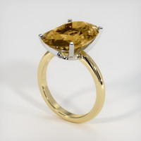 8.55 Ct. Gemstone Ring, 14K White & Yellow 2