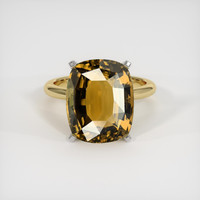 8.54 Ct. Gemstone Ring, 14K White & Yellow 1