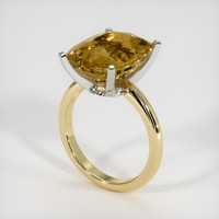 8.54 Ct. Gemstone Ring, 14K White & Yellow 2