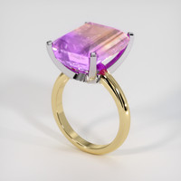 11.55 Ct. Gemstone Ring, 14K White & Yellow 2