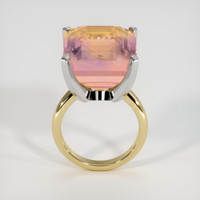 21.99 Ct. Gemstone Ring, 14K White & Yellow 3