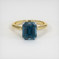 2.72 Ct. Gemstone Ring, 14K White & Yellow 1