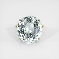 18.94 Ct. Gemstone Ring, 14K White & Yellow 1