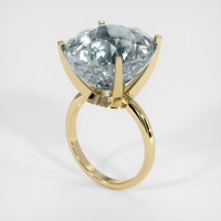 18.94 Ct. Gemstone Ring, 14K White & Yellow 2