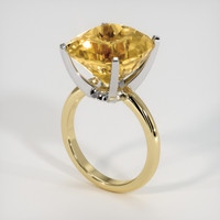 8.80 Ct. Gemstone Ring, 14K White & Yellow 2