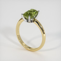 1.79 Ct. Gemstone Ring, 14K White & Yellow 2