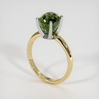 4.03 Ct. Gemstone Ring, 14K White & Yellow 2