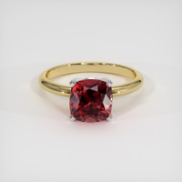 3.10 Ct. Gemstone Ring, 14K White & Yellow 1