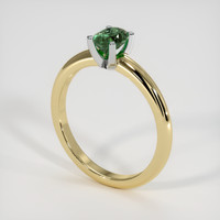 0.65 Ct. Gemstone Ring, 14K White & Yellow 2