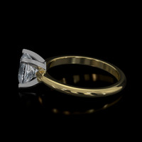 1.18 Ct. Gemstone Ring, 14K White & Yellow 4