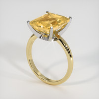 4.87 Ct. Gemstone Ring, 14K White & Yellow 2