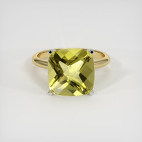 4.55 Ct. Gemstone Ring, 14K White & Yellow 1