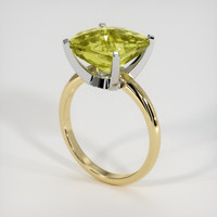 4.55 Ct. Gemstone Ring, 14K White & Yellow 2