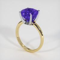 5.05 Ct. Gemstone Ring, 14K White & Yellow 2