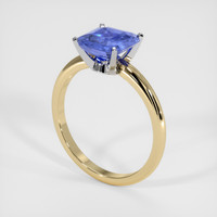 2.71 Ct. Sapphire Ring, 18K White & Yellow 2