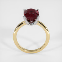 3.89 Ct. Gemstone Ring, 18K White & Yellow 3