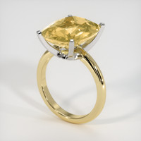 7.99 Ct. Gemstone Ring, 18K White & Yellow 2