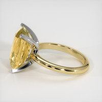 7.99 Ct. Gemstone Ring, 18K White & Yellow 4