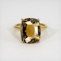 8.54 Ct. Gemstone Ring, 18K White & Yellow 1