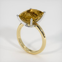 8.54 Ct. Gemstone Ring, 18K White & Yellow 2