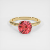 2.10 Ct. Gemstone Ring, 18K White & Yellow 1