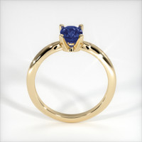 0.98 Ct. Blue Sapphire Ring, 10K Yellow Gold 3