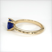 0.98 Ct. Blue Sapphire Ring, 10K Yellow Gold 4