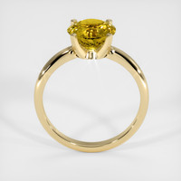2.10 Ct. Yellowish Green Sphene (Titanite) Ring, 10K Yellow Gold 3