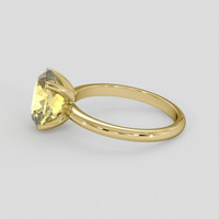 3.87 Ct. Yellow Zircon Ring, 10K Yellow Gold 4