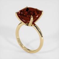 16.20 Ct. Brownish Red Spessartite Garnet Ring, 10K Yellow Gold 2