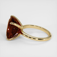 16.20 Ct. Brownish Red Spessartite Garnet Ring, 10K Yellow Gold 4
