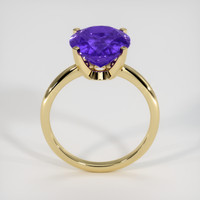 4.42 Ct. Violet Tanzanite Ring, 10K Yellow Gold 3