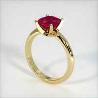 2.76 Ct. Ruby Ring, 10K Yellow Gold 2