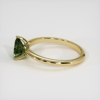 1.16 Ct. Green Sapphire Ring, 10K Yellow Gold 4
