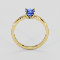 1.14 Ct. Blue Sapphire Ring, 10K Yellow Gold 3