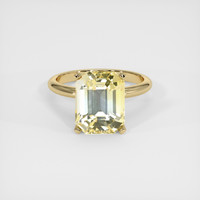 5.02 Ct. Yellow Sapphire Ring, 10K Yellow Gold 1