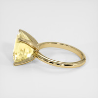 5.02 Ct. Yellow Sapphire Ring, 10K Yellow Gold 4