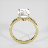 4.05 Ct. White Sapphire Ring, 10K Yellow Gold 3