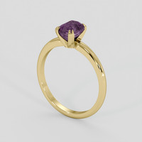 1.33 Ct. Color Change Sapphire Ring, 10K Yellow Gold 2