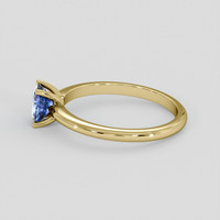 1.04 Ct. Blue Sapphire Ring, 10K Yellow Gold 4