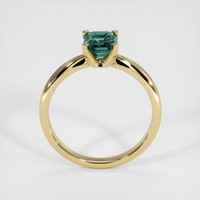 0.83 Ct. Green Sapphire Ring, 10K Yellow Gold 3
