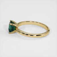 0.83 Ct. Green Sapphire Ring, 10K Yellow Gold 4