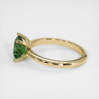 1.55 Ct. Bluish Green Sapphire Ring, 10K Yellow Gold 4