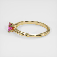 0.36 Ct. Pink Sapphire Ring, 10K Yellow Gold 4