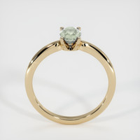 0.84 Ct. Green Sapphire Ring, 10K Yellow Gold 3