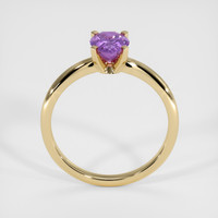 1.05 Ct. Purple Sapphire Ring, 10K Yellow Gold 3