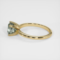 1.75 Ct. Green Sapphire Ring, 10K Yellow Gold 4